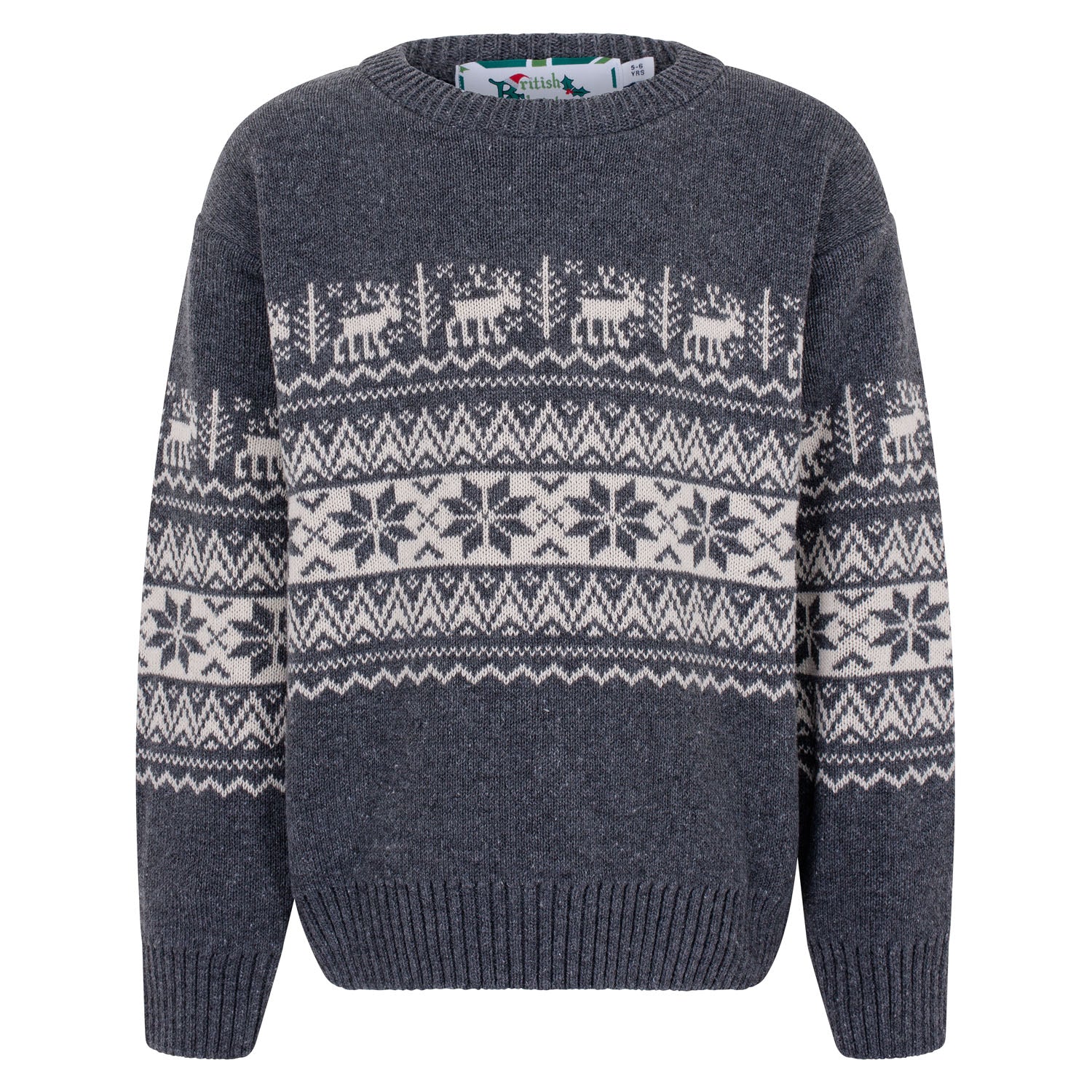 Grey christmas jumper mens hotsell