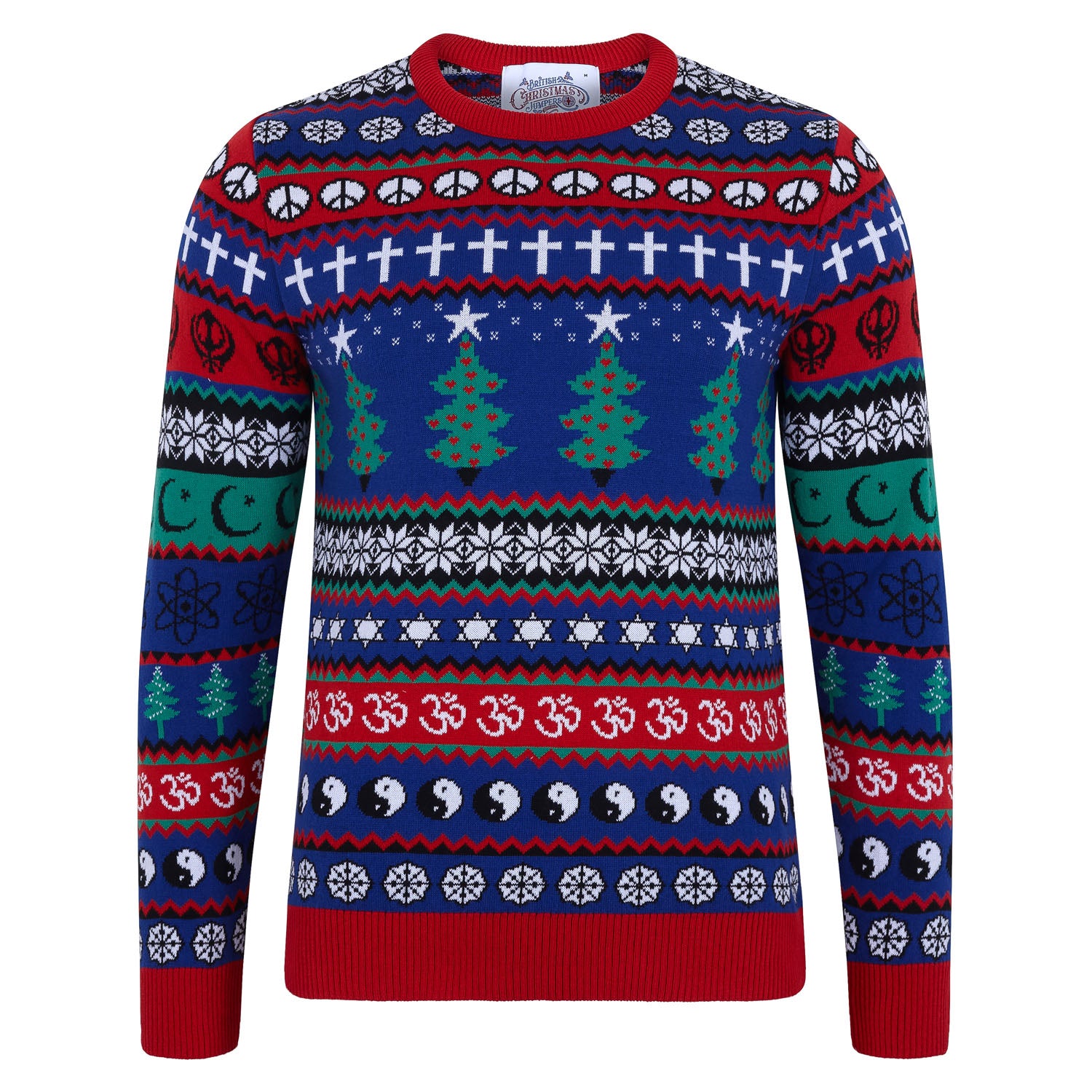 Multi Faith Unisex Eco Friendly Christmas Jumper