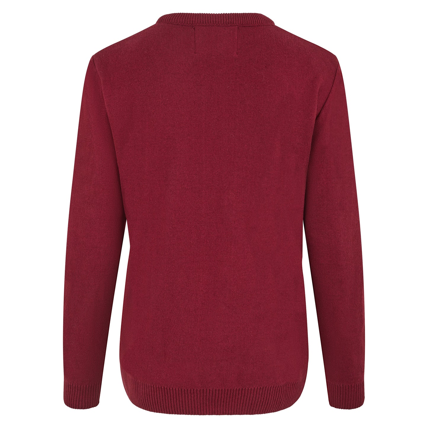 A Windy Day Womens Eco Christmas Jumper - Maroon