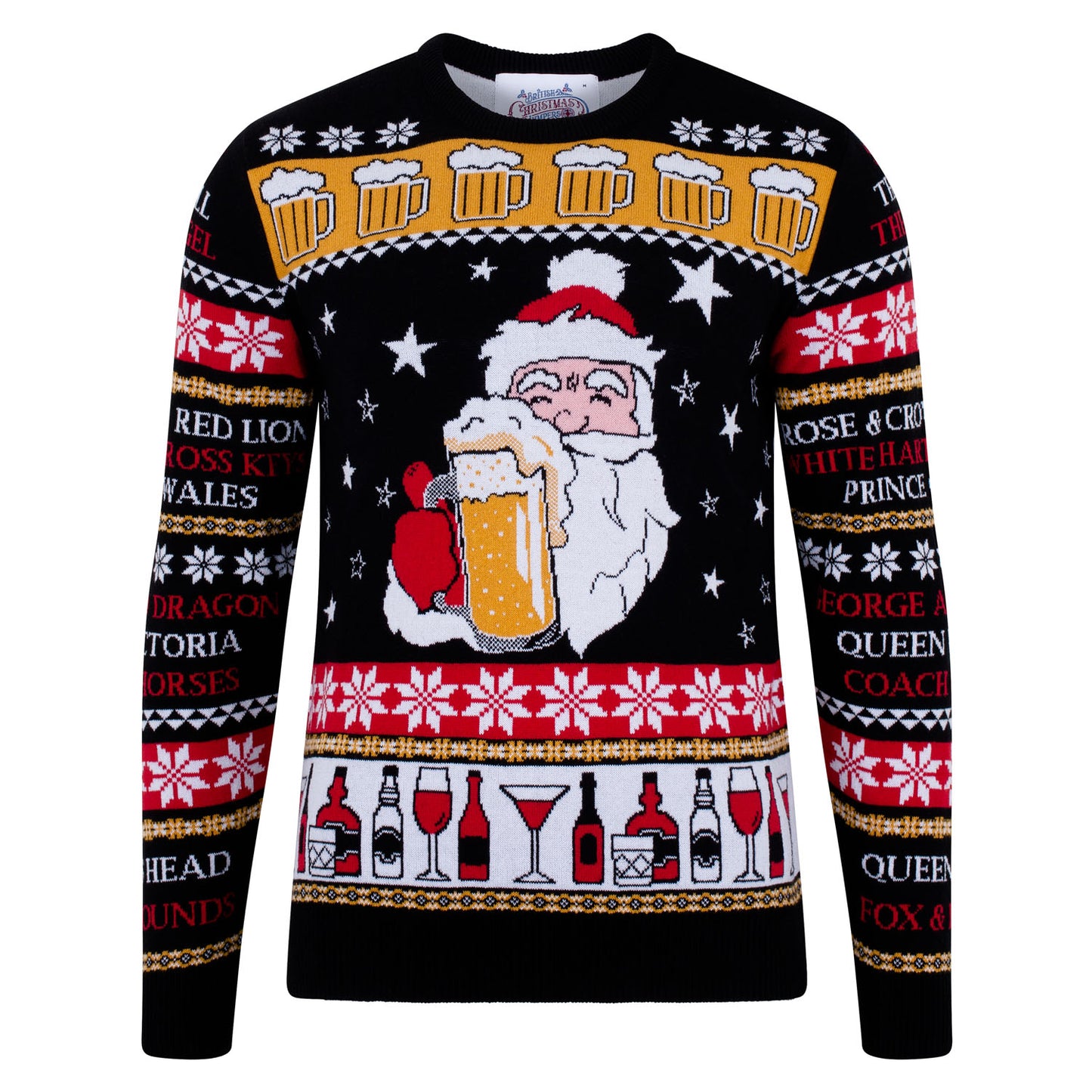 Christmas Cheers Men's Eco Christmas Jumper