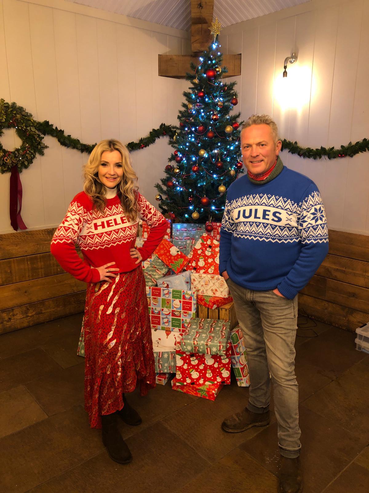 Women's Personalised Red Nordic Fairisle Eco Christmas Jumper Women